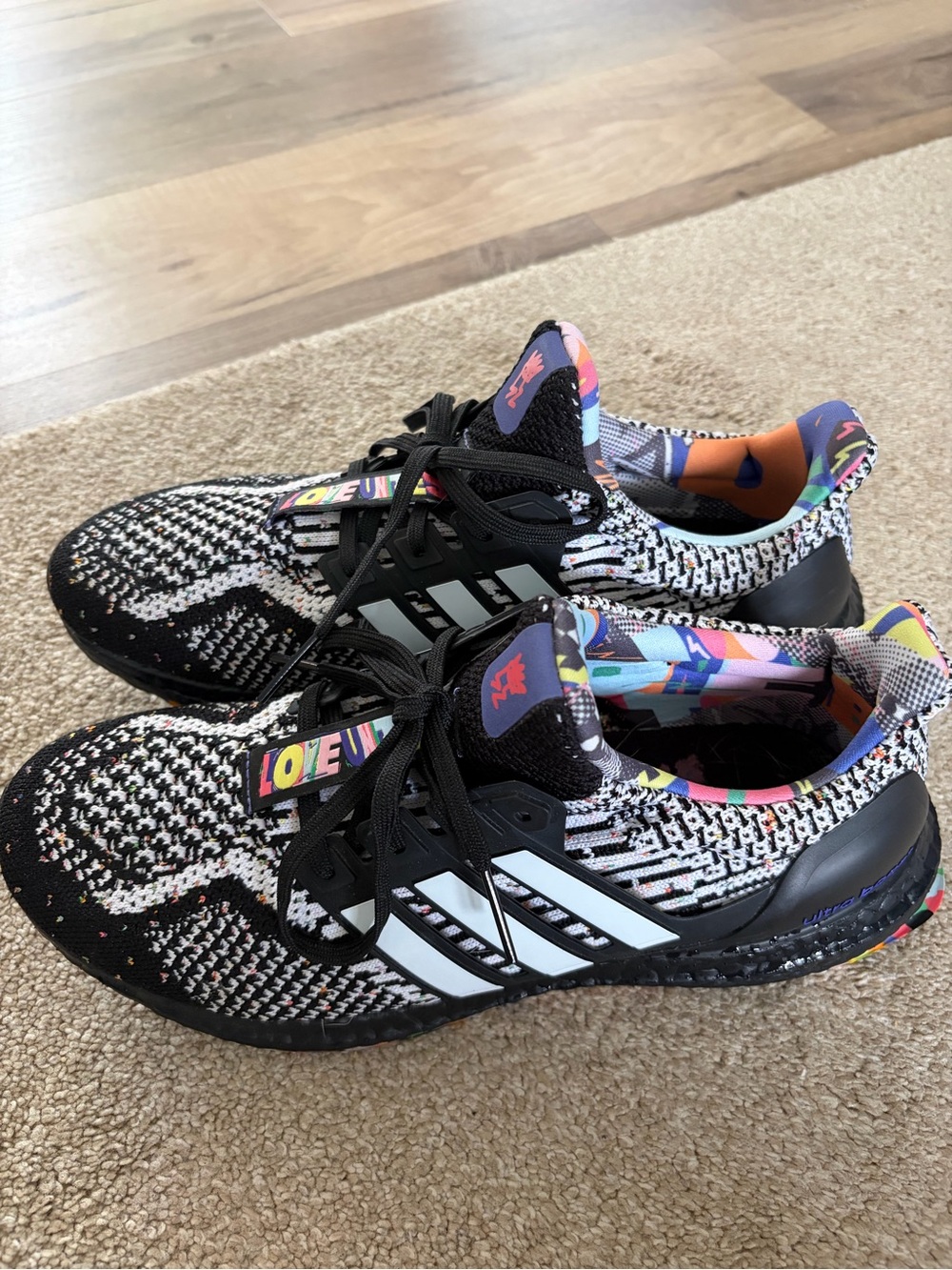 Adidas UltraBoost 5.0 DNA "Love Unites" Pride Edition – Black/Multi 8 Men